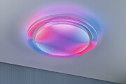 Paulmann LED Deckenleuchte Rainbow mit Regenbogeneffekt    RGBW+ 2800lm 230V 38.5W dimmbar Chrom#Weiß