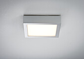 Paulmann LED Panel Lunar  eckig 170x170mm  11W 760lm 3000K Chrom matt