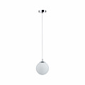 Paulmann Pendelleuchte Globe IP44 E27   max. 20W Satin#Chrom dimmbar