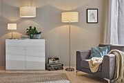 Paulmann Pendelleuchte Tessa  E27   max. 60W Creme#Eisen gebürstet dimmbar