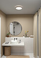 Paulmann LED Panel Cosara  IP44 rund 300mm  15W 1300lm 4000K Beige