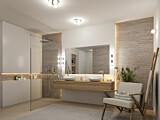 Paulmann Selection Bathroom Deckenleuchte Gove IP44 G9   230V max. 20W dimmbar Chrom#Satin