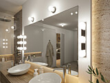 Paulmann Selection Bathroom Deckenleuchte Gove IP44 G9   230V max. 20W dimmbar Chrom#Satin