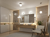 Paulmann Selection Bathroom LED Deckenleuchte Gove IP44  3000K 400lm 230V 5W  Chrom#Satin