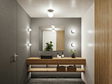 Paulmann Selection Bathroom LED Deckenleuchte Gove IP44  3000K 900lm 230V 9W  Chrom#Satin