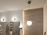Paulmann Selection Bathroom LED Pendelleuchte Gove IP44  9W Chrom#Satin
