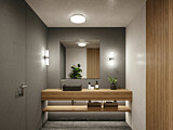 Paulmann Selection Bathroom LED Deckenleuchte Luena IP44  3000K 860lm 230V 16.5W  Glas#Chrom