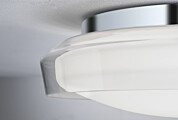 Paulmann Selection Bathroom LED Deckenleuchte Luena IP44  3000K 600lm 230V 11.5W  Glas#Chrom