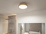 Paulmann Selection Bathroom LED Deckenleuchte Oka IP44  White Switch 950lm 230V 24W  Holzoptik