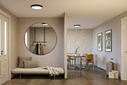 Paulmann Selection Bathroom LED Deckenleuchte Tega  IP44  White Switch 1200lm 230V 22.5W  Schwarz matt