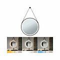 Paulmann LED Leuchtspiegel Mirra  IP44  White Switch 750lm 230V 11.5W dimmbar Schwarz#Spiegel