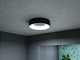 Paulmann LED Deckenleuchte Casca  IP44  White Switch 1500lm 230V 16W  Schwarz matt