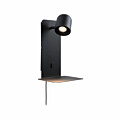 Paulmann Wandleuchte Malena USB C  GU10   230V max. 5W  Schwarz matt