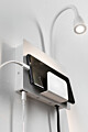 Paulmann LED Wandleuchte Halina USB C   2700K 200lm 230V 2.4W  Weiß matt