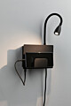 Paulmann LED Wandleuchte Halina USB C   2700K 200lm 230V 2.4W  Schwarz matt