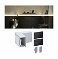 Paulmann LumiTiles Zubehör Profil Top Abdeckung  40x40mm Telegrau