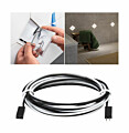 Paulmann LumiTiles Kabel Square Warmweiß  0.7m 12V Schwarz Kunststoff