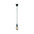 Paulmann Neordic Pendelleuchte Ketil  E27   max. 60W Grün#Schwarz dimmbar Silikon#Kunststoff