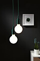 Paulmann Neordic Pendelleuchte Ketil  E27   max. 60W Grün#Schwarz dimmbar Silikon#Kunststoff