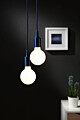 Paulmann Neordic Pendelleuchte Ketil  E27   max. 60W Nachtblau#Schwarz dimmbar Silikon#Kunststoff