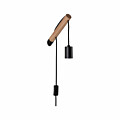 Paulmann Wandleuchte Kian   E27   230V max. 40W dimmbar Holz#Schwarz