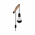 Paulmann Wandleuchte Kian   E27   230V max. 40W dimmbar Holz#Schwarz