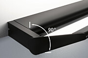Paulmann LED Wandleuchte 3-Step-Dim Ranva   2700K 1.400lm / 210lm 230V 13 / 1x2W dimmbar Schwarz matt