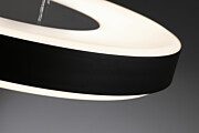 Paulmann LED Pendelleuchte 3-Step-Dim Puric Pane    2700K 1.200lm / 1.400lm 22W Schwarz#Grau dimmbar