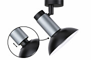 Paulmann Neordic Wand-/Deckenleuchte Runa   GU10   230V max. 20W dimmbar Schwarz#Anthrazit