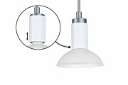 Paulmann Neordic Pendelleuchte Runa   GU10   max. 20W Weiß#Grau dimmbar