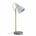 Paulmann Neordic Tischleuchte Orm E27   max. 20W Weiß matt#Gold matt#Grau Metall#Beton