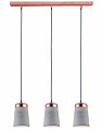 Paulmann Neordic Pendelleuchte Stig  E27   max. 3x20W Grau#Kupfer matt dimmbar Beton#Metall