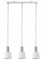 Paulmann Neordic Pendelleuchte Haldar  E14   max. 3x20W Weiß#Kupfer matt dimmbar Metall