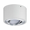 Paulmann LED Deckenleuchte 3-Step-Dim Argun    3000K 280lm 230V 4.8W dimmbar Weiß#Alu gebürstet