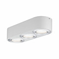 Paulmann LED Deckenleuchte 3-Step-Dim Argun    3000K 3x280lm 230V 3x4.2W dimmbar Weiß#Alu gebürstet