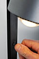 Paulmann LED Stehleuchte Aldan  2700K 827lm / 473lm 8.5 / 1x7W Schwarz#Alu gebürstet