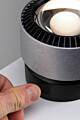 Paulmann LED Tischleuchte Aldan  2700K 200lm 3.5W Schwarz#Alu gebürstet