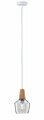 Paulmann Neordic Pendelleuchte Ylvie  E27   max. 20W Holz#Klar dimmbar Holz#Glas