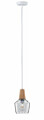 Paulmann Neordic Pendelleuchte Ylvie  E27   max. 20W Holz#Klar dimmbar Holz#Glas