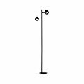Paulmann LED Stehleuchte 3-Step-Dim Puric Pane   2700K 2x300lm 2x3W Schwarz