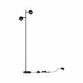 Paulmann LED Stehleuchte 3-Step-Dim Puric Pane   2700K 2x300lm 2x3W Schwarz