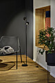Paulmann LED Stehleuchte 3-Step-Dim Puric Pane   2700K 2x300lm 2x3W Schwarz
