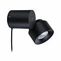 Paulmann LED Tischleuchte 3-Step-Dim Puric Pane   2700K 300lm 3W Schwarz