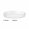 Paulmann LED Panel Carpo Warm Dim  rund 300mm  16W 1400lm 3 Step Dim to warm Weiß matt dimmbar