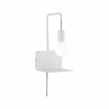 Paulmann Wandleuchte mit Ablage Calvani   E27   230V max. 40W dimmbar Weiß