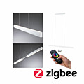Paulmann LED Pendelleuchte Smart Home Zigbee 3.0 Aptare   2700K 2.050lm / 2.050lm 2x18 / 1x18W Weiß matt dimmbar