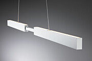 Paulmann LED Pendelleuchte Smart Home Zigbee 3.0 Aptare   2700K 2.050lm / 2.050lm 2x18 / 1x18W Weiß matt dimmbar