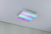 Paulmann LED Panel Velora Rainbow dynamicRGBW   eckig 295x295mm  13.2W 1140lm 3000 - 6500K Weiß dimmbar