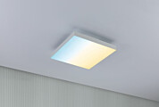 Paulmann LED Panel Velora Rainbow dynamicRGBW   eckig 295x295mm  13.2W 1140lm 3000 - 6500K Weiß dimmbar