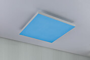 Paulmann LED Panel Velora Rainbow dynamicRGBW   eckig 450x450mm  19W 1690lm 3000 - 6500K Weiß dimmbar